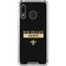 NFL New Orleans Saints Black Performance Series Galaxy A30 Clear Case