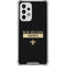 NFL New Orleans Saints Black Performance Series Galaxy A53 5G Clear Case