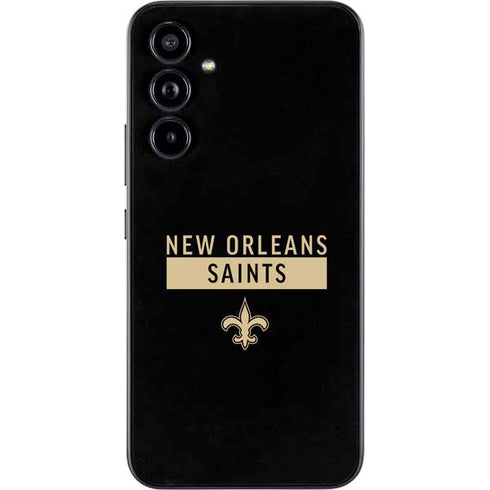 NFL New Orleans Saints Black Performance Series Galaxy A54 5G Skin