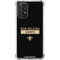 NFL New Orleans Saints Black Performance Series Galaxy A72 5G Clear Case