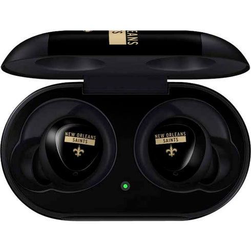 NFL New Orleans Saints Black Performance Series Galaxy Buds Skin