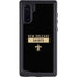 NFL New Orleans Saints Black Performance Series Galaxy Note 10 Waterproof Case