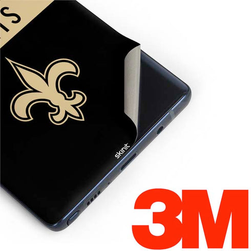 NFL New Orleans Saints Black Performance Series Galaxy Note 9 Skin