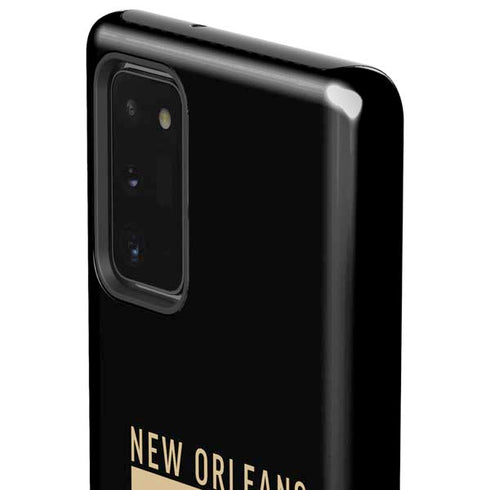 NFL New Orleans Saints Black Performance Series Galaxy Note20 5G Pro Case