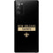 NFL New Orleans Saints Black Performance Series Galaxy Note20 5G Skin