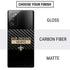 NFL New Orleans Saints Black Performance Series Galaxy Note20 5G Skin