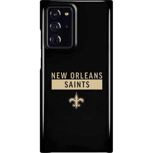 NFL New Orleans Saints Black Performance Series Galaxy Note20 Ultra 5G Lite Case