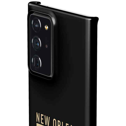 NFL New Orleans Saints Black Performance Series Galaxy Note20 Ultra 5G Lite Case