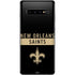 NFL New Orleans Saints Black Performance Series Galaxy S10 Plus Skin