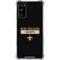 NFL New Orleans Saints Black Performance Series Galaxy S20 FE Clear Case
