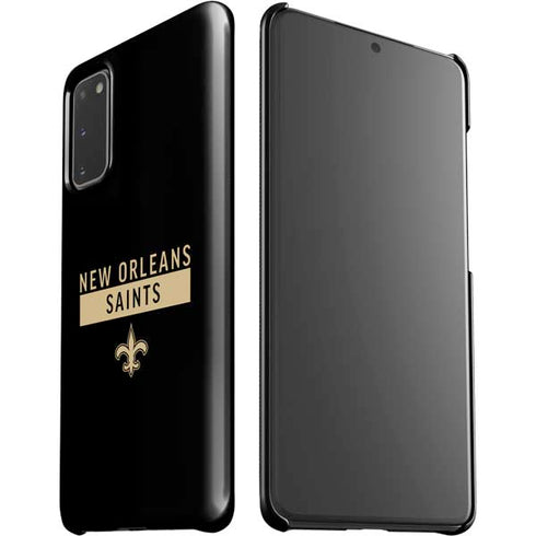 NFL New Orleans Saints Black Performance Series Galaxy S20 Lite Case