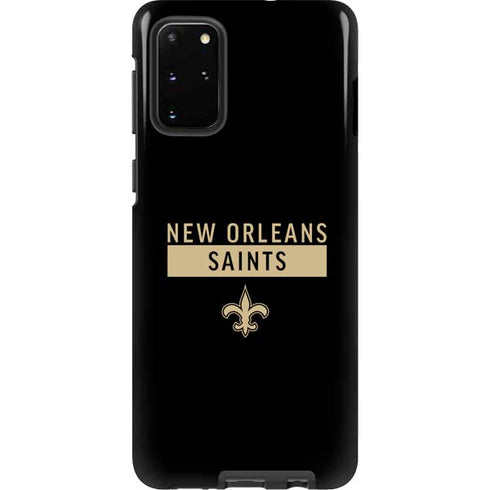 NFL New Orleans Saints Black Performance Series Galaxy S20 Plus Pro Case