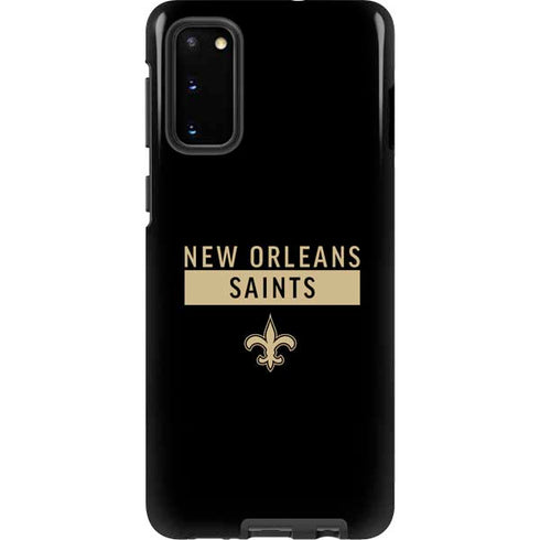 NFL New Orleans Saints Black Performance Series Galaxy S20 Pro Case