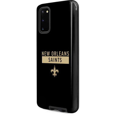 NFL New Orleans Saints Black Performance Series Galaxy S20 Pro Case