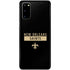 NFL New Orleans Saints Black Performance Series Galaxy S20 Skin