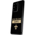 NFL New Orleans Saints Black Performance Series Galaxy S20 Ultra 5G Skin