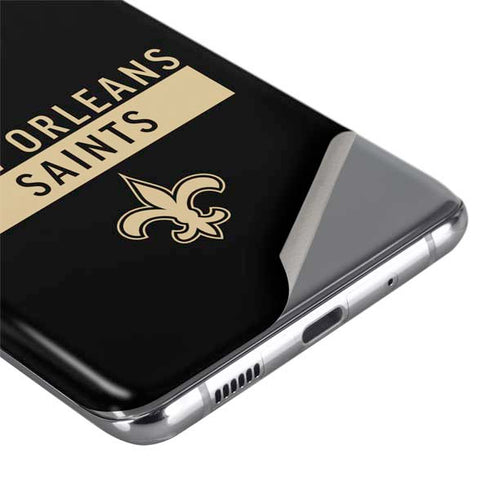 NFL New Orleans Saints Black Performance Series Galaxy S20 Ultra 5G Skin