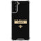 NFL New Orleans Saints Black Performance Series Galaxy S21 FE Clear Case