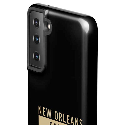 NFL New Orleans Saints Black Performance Series Galaxy S21 Plus 5G Pro Case