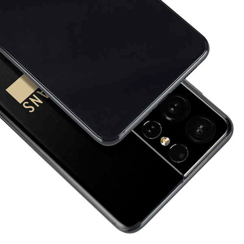 NFL New Orleans Saints Black Performance Series Galaxy S21 Ultra 5G Skin