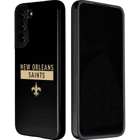 NFL New Orleans Saints Black Performance Series Galaxy S22 Plus Pro Case