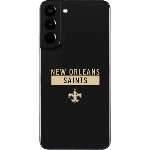 NFL New Orleans Saints Black Performance Series Galaxy S22 Plus Skin
