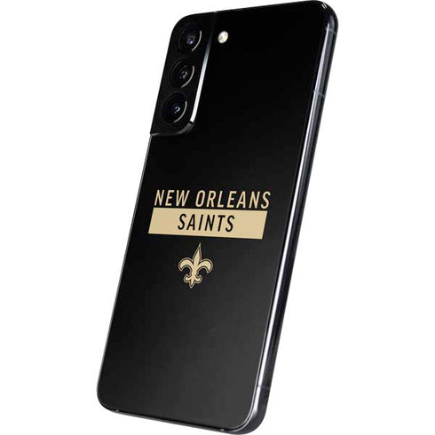 NFL New Orleans Saints Black Performance Series Galaxy S22 Plus Skin