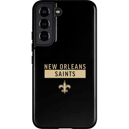 NFL New Orleans Saints Black Performance Series Galaxy S22 Pro Case