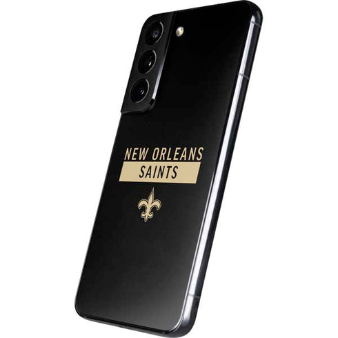 NFL New Orleans Saints Black Performance Series Galaxy S22 Skin
