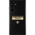 NFL New Orleans Saints Black Performance Series Galaxy S22 Ultra Skin