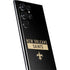 NFL New Orleans Saints Black Performance Series Galaxy S22 Ultra Skin