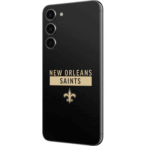NFL New Orleans Saints Black Performance Series Galaxy S23 Plus Skin