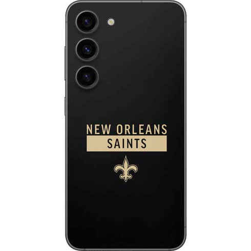 NFL New Orleans Saints Black Performance Series Galaxy S23 Skin