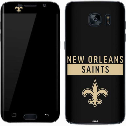 NFL New Orleans Saints Black Performance Series Galaxy S7 Skin