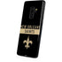NFL New Orleans Saints Black Performance Series Galaxy S9 Plus Skin