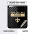 NFL New Orleans Saints Black Performance Series Galaxy Z Flip Skin