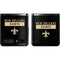 NFL New Orleans Saints Black Performance Series Galaxy Z Flip Skin