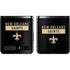 NFL New Orleans Saints Black Performance Series Galaxy Z Flip Skin
