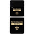 NFL New Orleans Saints Black Performance Series Galaxy Z Flip3 5G Skin