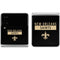 NFL New Orleans Saints Black Performance Series Galaxy Z Flip4 5G Skin