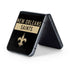 NFL New Orleans Saints Black Performance Series Galaxy Z Flip5 5G Skin