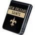 NFL New Orleans Saints Black Performance Series Galaxy Z Flip5 5G Skin
