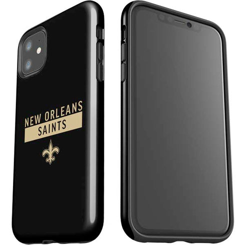 NFL New Orleans Saints Black Performance Series iPhone 11 Impact Case