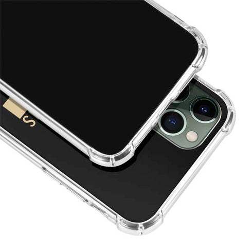 NFL New Orleans Saints Black Performance Series iPhone 11 Pro Max Clear Case