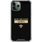 NFL New Orleans Saints Black Performance Series iPhone 11 Pro Max Clear Case