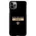 NFL New Orleans Saints Black Performance Series iPhone 11 Pro Max Lite Case