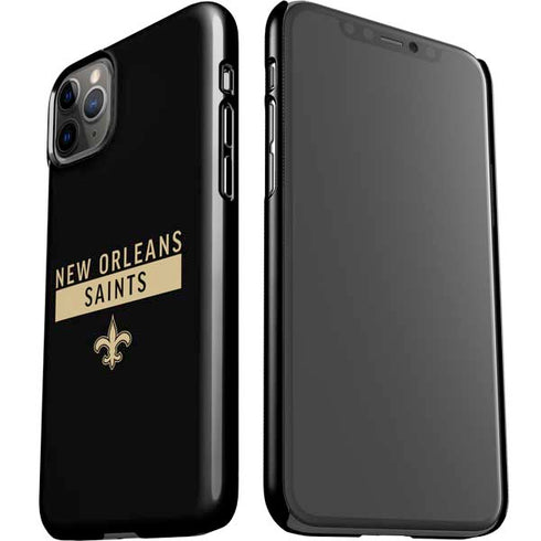 NFL New Orleans Saints Black Performance Series iPhone 11 Pro Max Lite Case