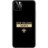 NFL New Orleans Saints Black Performance Series iPhone 11 Pro Max Skin