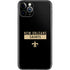 NFL New Orleans Saints Black Performance Series iPhone 11 Pro Skin
