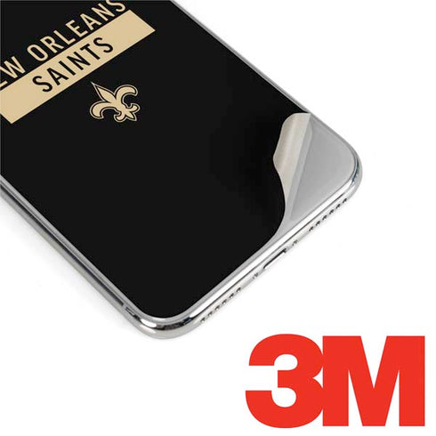 NFL New Orleans Saints Black Performance Series iPhone 11 Pro Skin